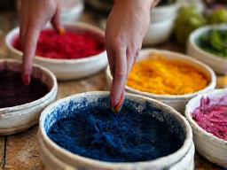 Tintes vegetales proceso sostenible